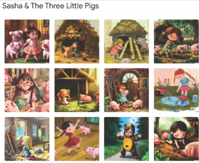 Sasha & The Three Little Pigs